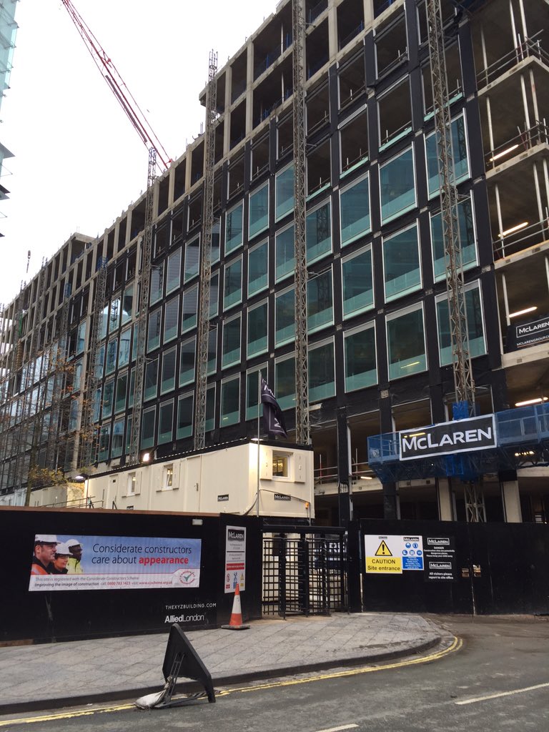 Currently on site in spinning fields Manchester #loveconstruction #SBE #sitelife
