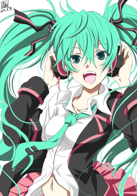 VOCALOID【初音ミク】https://t.co/YHGQu22wTp 39の日って事でサンキューミック 