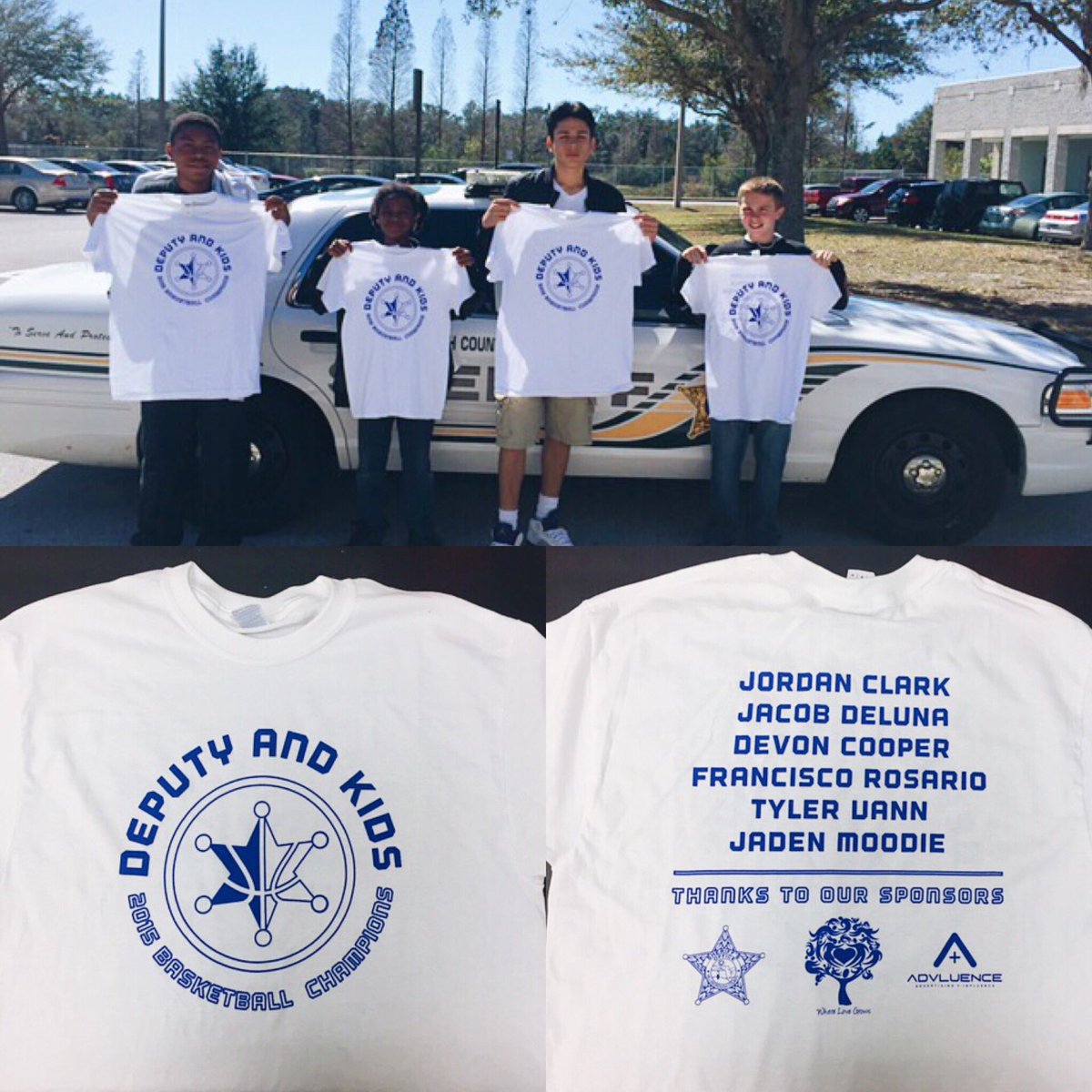 Advluence's tweet image. We loved being a part of this project for #DeputyandKids with @HCSOSheriff 🏀

#tampa #tampabay #ourcommunity
