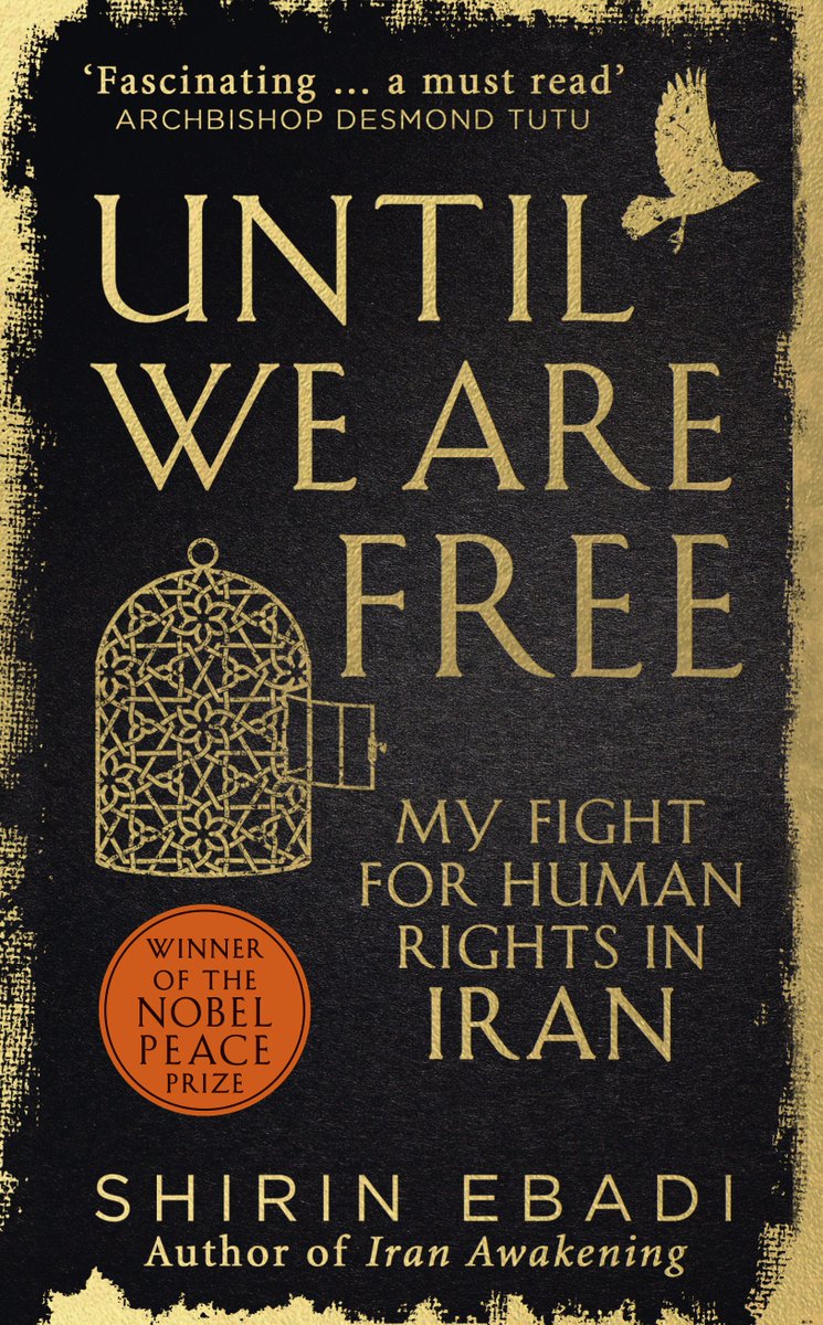 @WaterstonesNW3 with Shirin Ebadi, March 23 talking about the eye-opening #UntilWeAreFree bit.ly/1W8LHVh