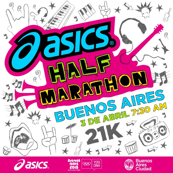 Inscribime's tweet photo. ♪ ASICS HALF MARATHON ♩ #BuenosAires 3/4 
21k llenos de música https://t.co/dHmTl4flk7
#ASICSGoRunIt #running https://t.co/L60vZJhvwJ