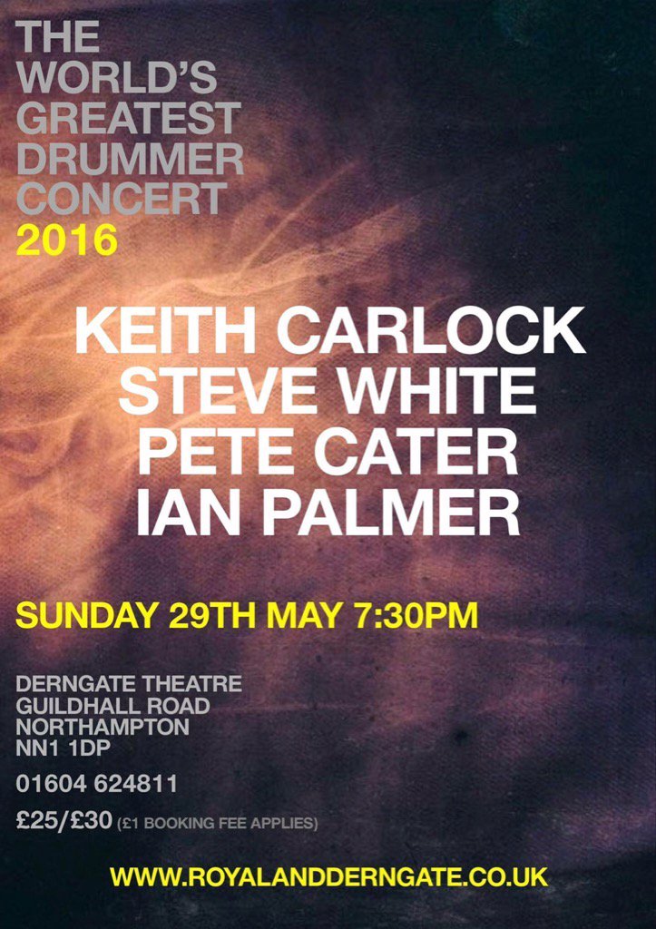 TheWGDConcert's tweet photo. Under 3 months to go! @mikedolbearcom @mikedolbear @RhythmMagazine @DrummerMagazine @ModernDrummer @ZildjianCompany https://t.co/bdb3pu5FBb