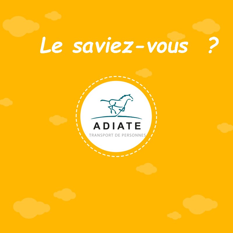 transportadiate's tweet photo. Le saviez-vous?
#Adiate est disponible
- 24h/24 et 7j/7
- A l'avance ou immédiatement
https://t.co/dkr7meHpgw https://t.co/b3HEESL63E