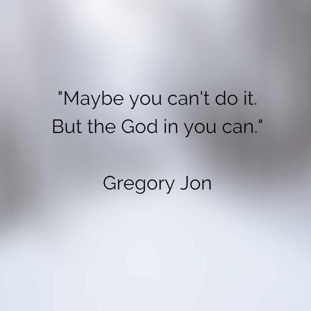 GregoryJon_'s tweet photo. Many times we hesitate to do anything because we think we are the ones doing it. We're not, it's Him in us. #kingdom https://t.co/maJhgRc9j2