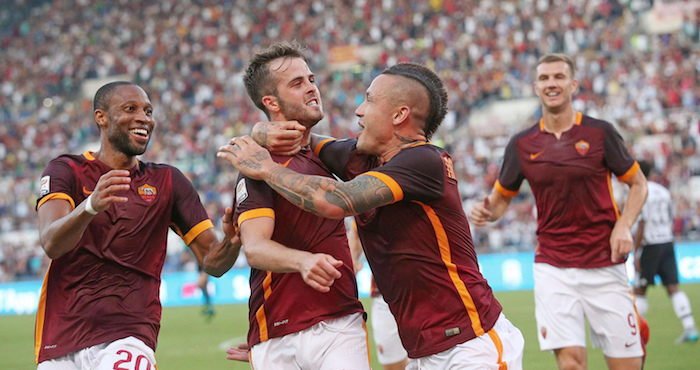 FutbolCrew_'s tweet photo. #MERCADOCREW l El #RM está interesado en dos jugador de la #Roma, Miralem Pjanic y Radja Nainggolan. https://t.co/dHYpJNEAzn