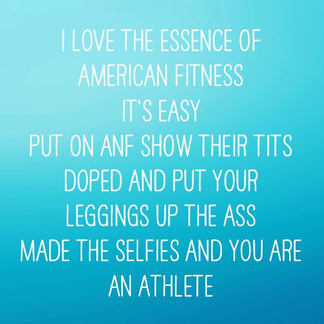 I love the essence of American Fitness
It's easy #AmericanCrime #FitnessMadeEasy #wellness