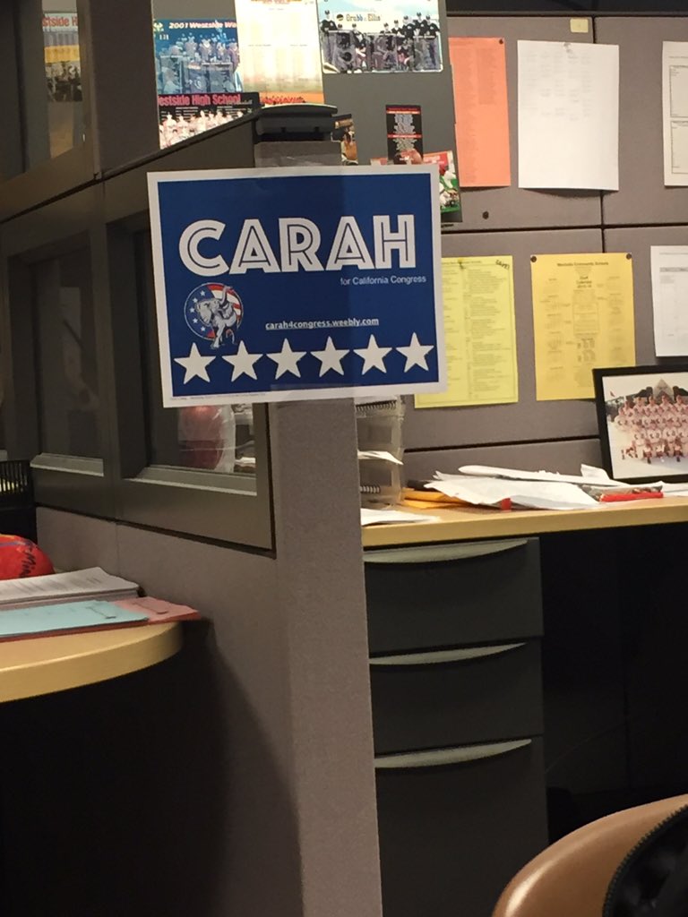 carah4congress's tweet photo. Campaign team has been working super hard! 🐘❤️ https://t.co/QMQ6TJMDBj