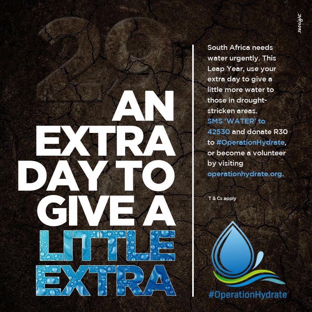 Abramjee's tweet photo. Thank you @360eight @olafbrinkmann for doing all the work pro bono for #OperationHydrate @yaseentheba https://t.co/lC4lKnf0Y1