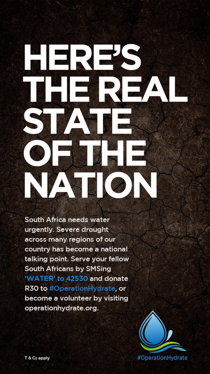 Abramjee's tweet photo. Thank you @360eight @olafbrinkmann for doing all the work pro bono for #OperationHydrate @yaseentheba https://t.co/lC4lKnf0Y1