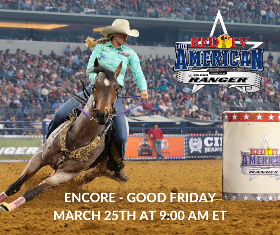 OfficialRFDTV's tweet photo. Don't miss the ENCORE airing of @RFDTVAmerican on March 25th at 9 AM ET: WATCH: https://t.co/Wg9BnXcXX8 #TheAmerican https://t.co/XPDtPgY2mY