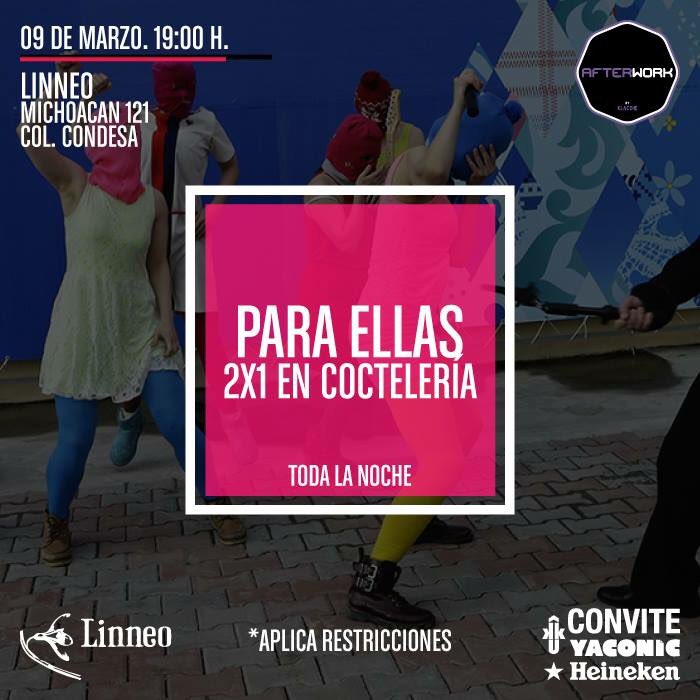 Hoy en <a href="/AfterworkMexico/">AfterworkMX</a> , festejamos a las mujeres 💃🏻