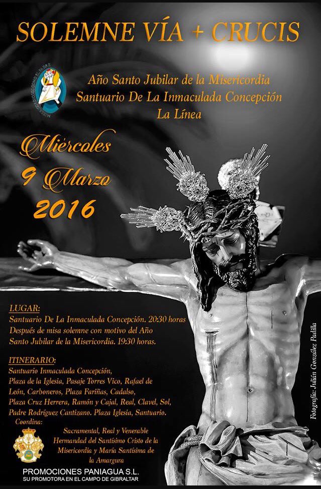 soledadlalinea's tweet photo. Hoy 19:30H, solemne viacrucis del santuario de la Inmaculada Concepción, en el cual participa nuestra hermandad. https://t.co/6ybseJVEQq