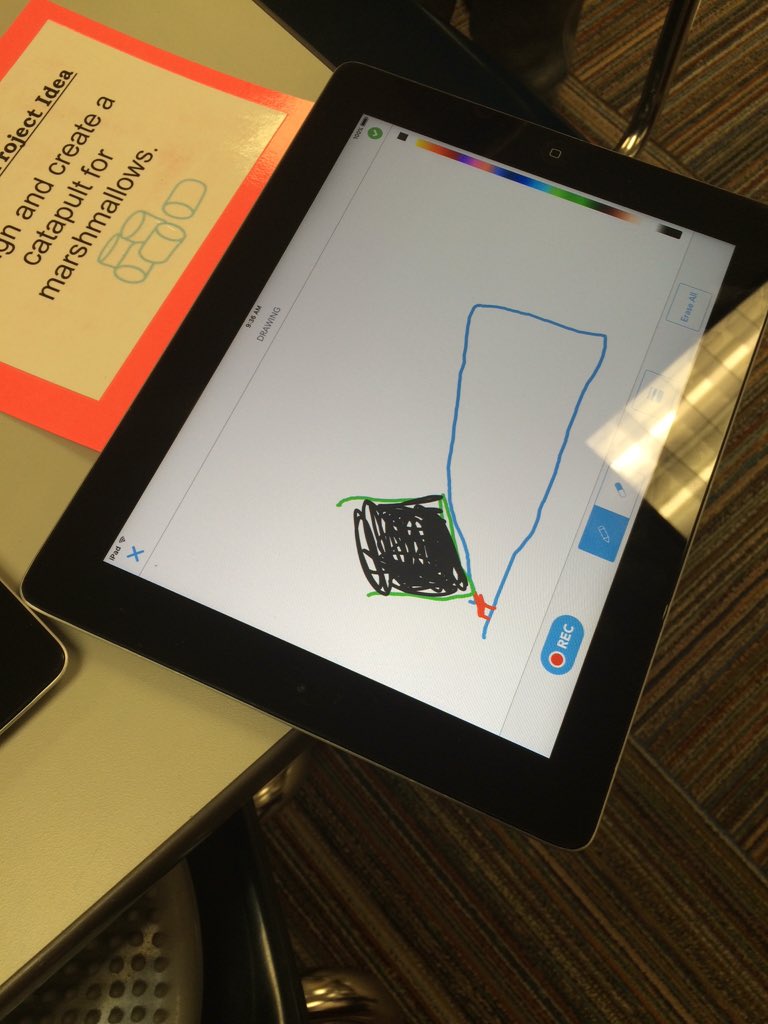 HewardPam's tweet photo. @seesaw Great app to document learning! #cmmakerspace #cmlearns https://t.co/D0aWBSODUQ