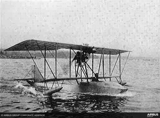 AirbusCareers's tweet photo. #OnThisDay in 1912, the #Denhaut "hydro-aéroplane" makes its first flight from the River Seine. #ThrowbackThursday https://t.co/oYJbY4RD4A