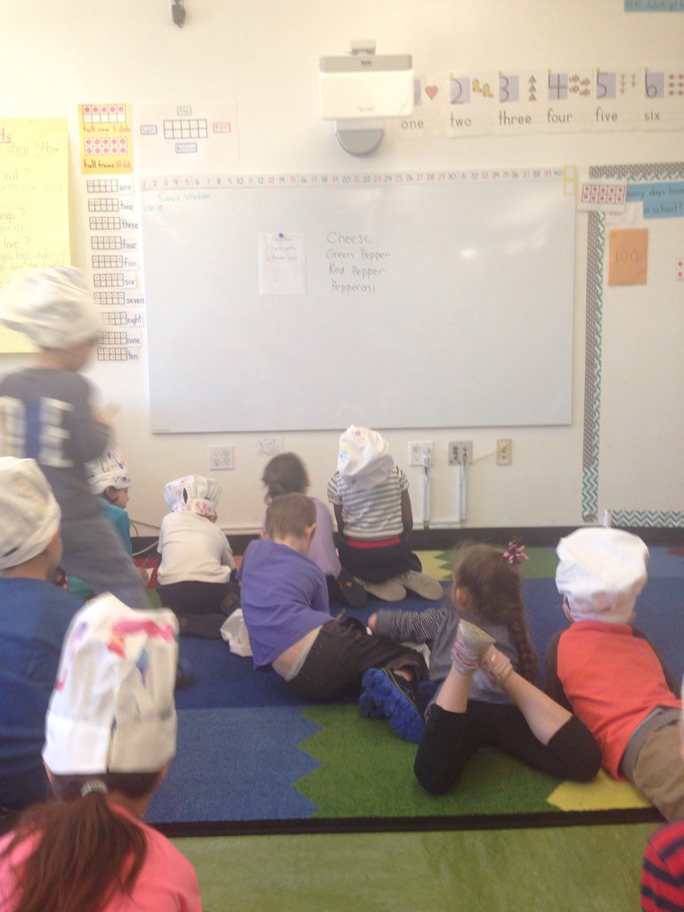 KateBerten's tweet photo. @The_School #TSCIPW Kindergarten The Chef in Me recording their recipe. https://t.co/4ruI2Vy6gD