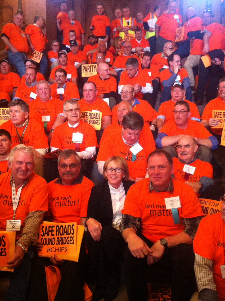 Ever wonder who takes care of our local roads?  These guys.  #localroadsmatter