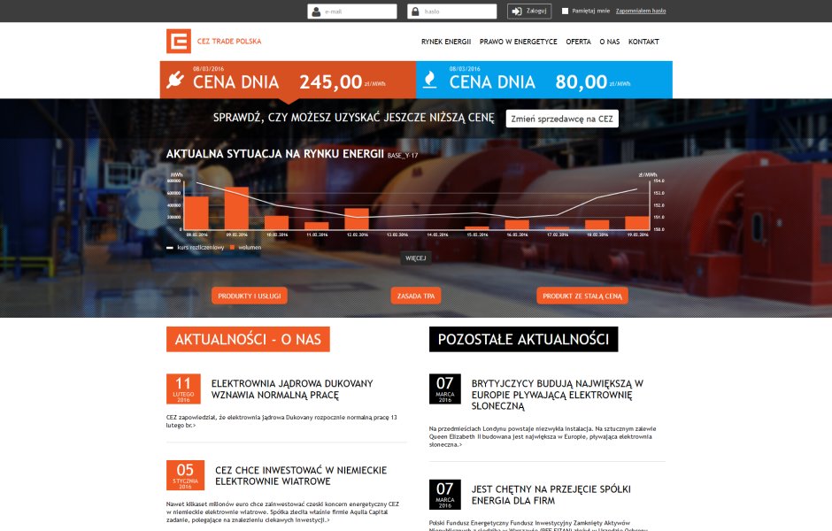 Our latest realization: a website for CEZ Trade Polska siteimpulse.com/en/realization…