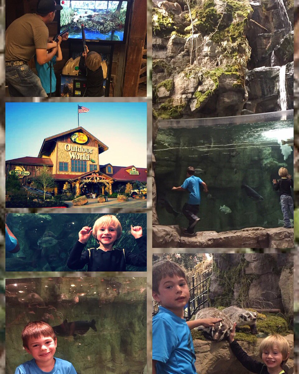 Camilo &amp; Gio had a great time <a href="/BassProShops/">Bass Pro Shops</a> it's our new favorite place. <a href="/ArenadelaCruz/">Arena de la Cruz</a>