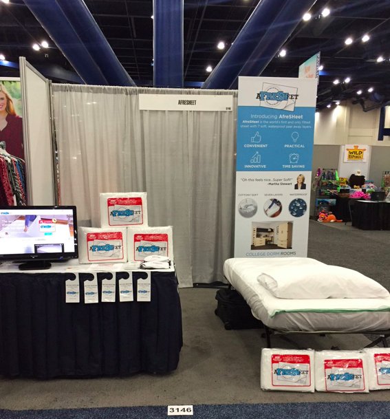 Day 2 of <a href="/ACAcamps/">American Camp Association</a> just started!Stop by booth 734 and see how you can INSTANTLY have new clean bedsheets