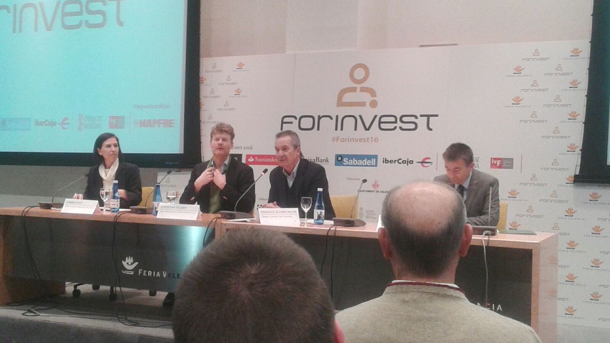 En <a href="/Forinvest/">Forinvest</a> escuchando a Christian Felber sobre Economía del Bien Común #Forinvest16