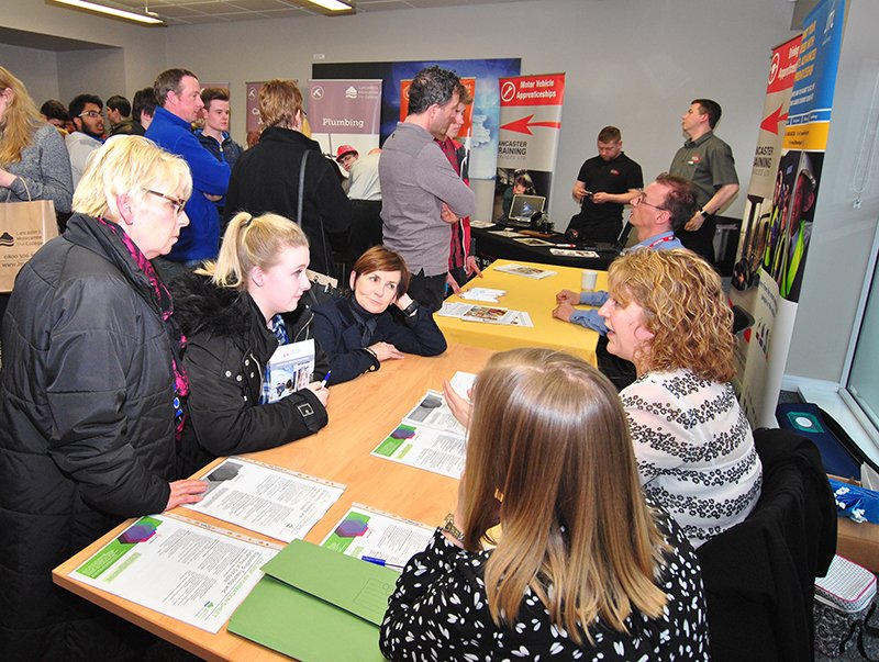 Great to see so many employers and candidates at last night's Apprenticeship Information event <a href="/lantrain/">Lancaster Training</a> #Lancaster