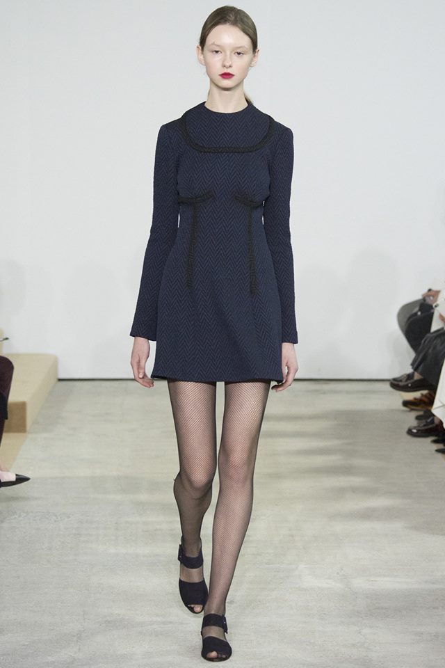 WolfordFashion's tweet image. #WolfordTights walking the runway at #LondonFashionWeek. Prepare to wear sheer tights and fishnets for #AW1617!