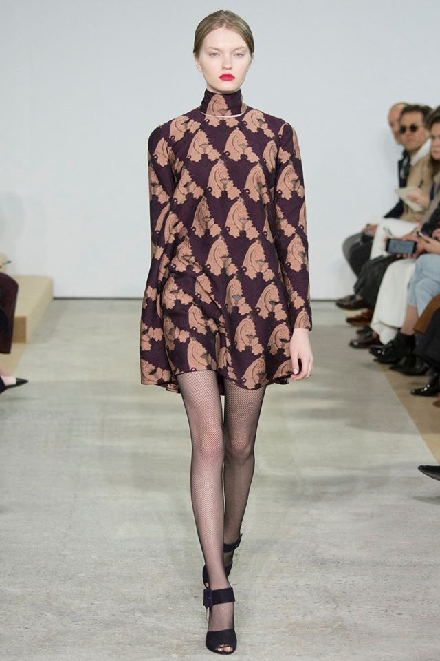 WolfordFashion's tweet image. #WolfordTights walking the runway at #LondonFashionWeek. Prepare to wear sheer tights and fishnets for #AW1617!