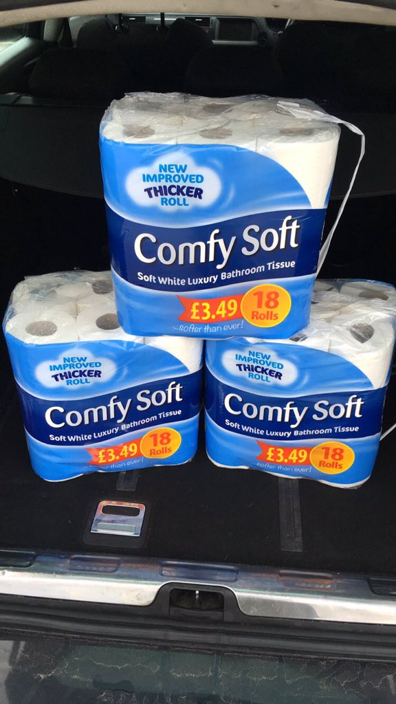 54 bog rolls ready for the kop tomorrow #BogRollThursdays