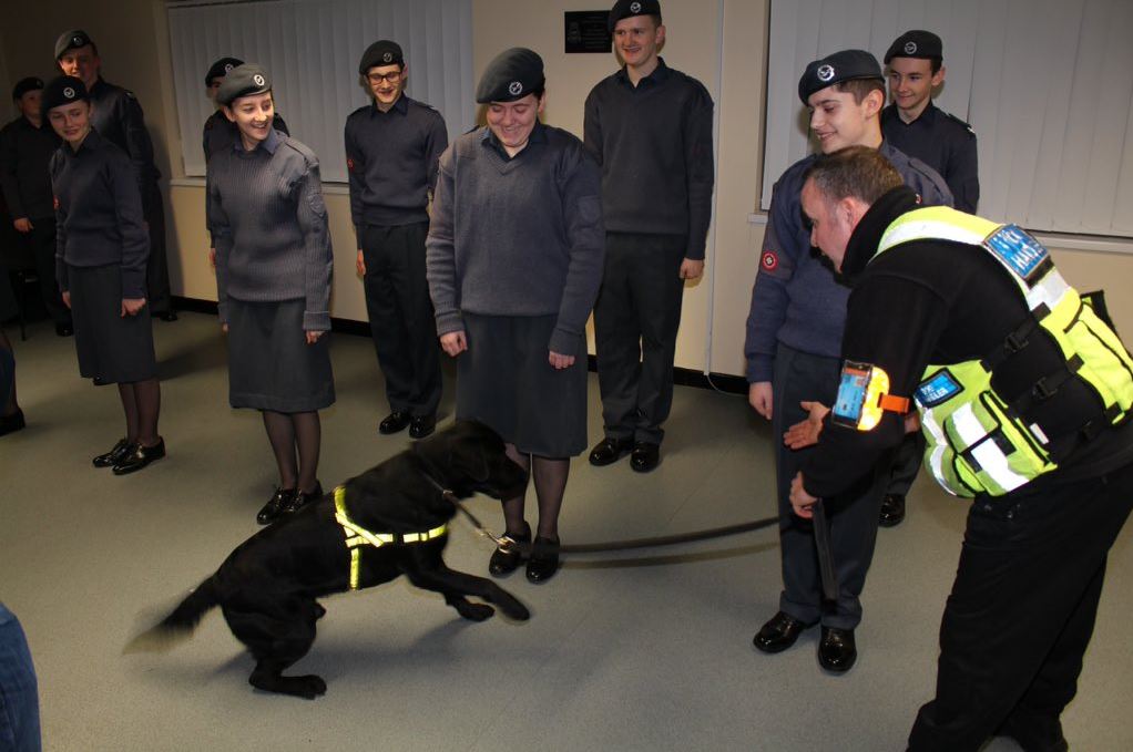 Dog handling and drug detection lesson with Fletcher the Labrador for Bridgend Squadron
aitr.co/1U3JGvQ