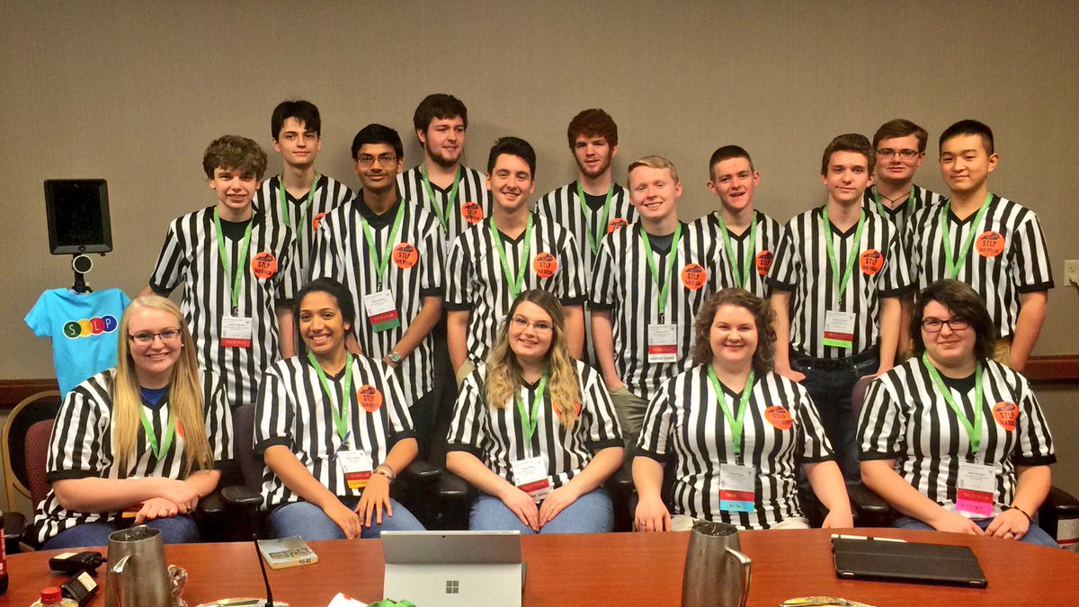 #STLP Engineers are in uniform and ready to support all your tech needs this week at #KySTE16