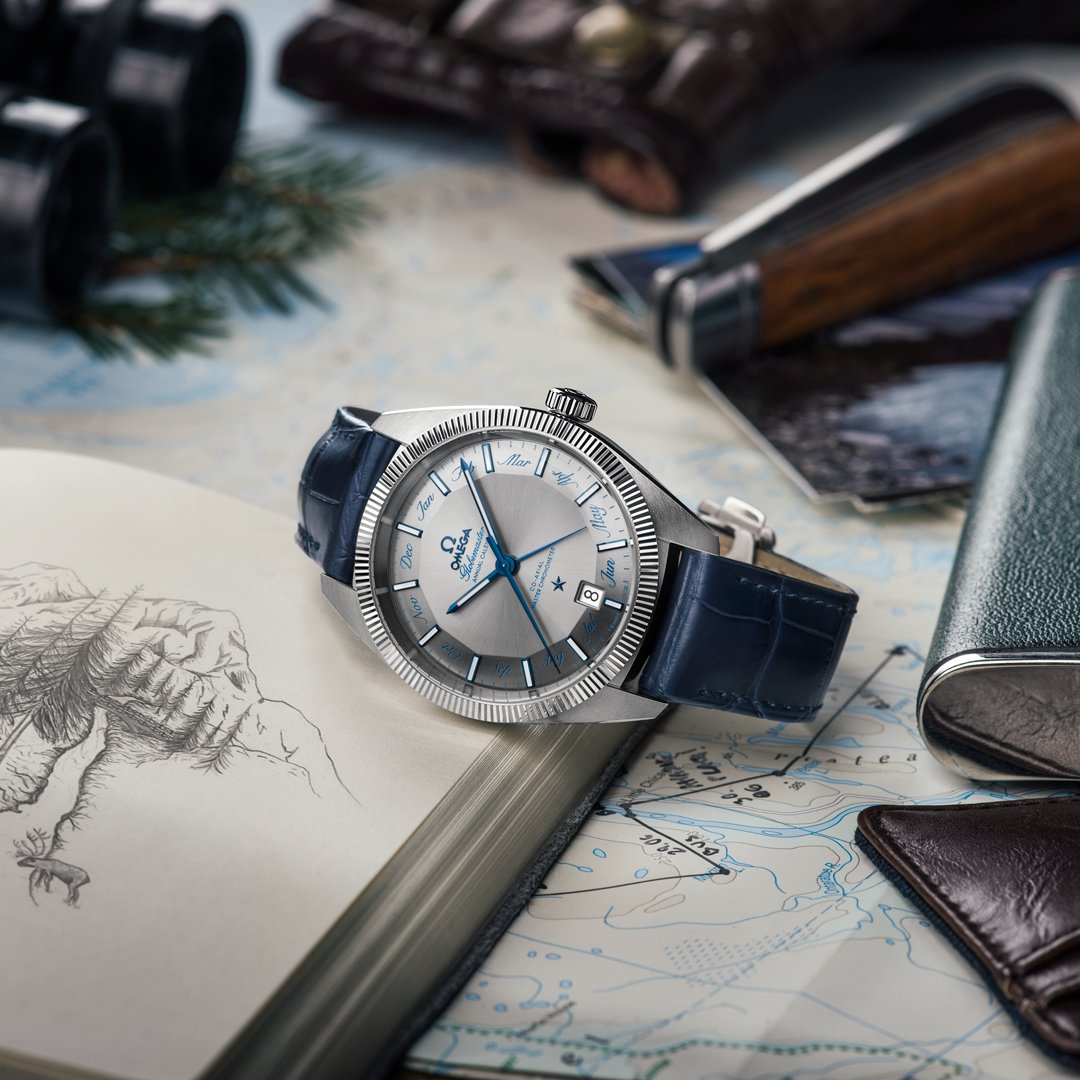 #OMEGAGlobemaster The new Globemaster Annual Calendar takes a brand new path to unexpected beauty.