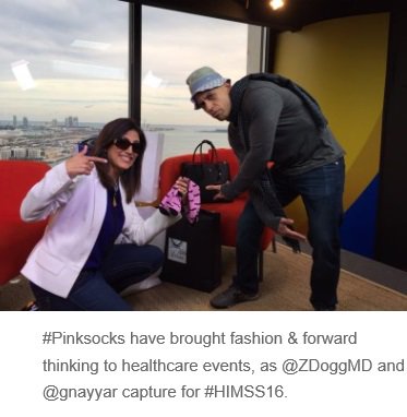 drgnayyar's tweet photo. Collaboration+creativity=A shift in HC. #pinksocks #healthIT @nickreeldx @WTBunting @zdoggmd https://t.co/wJ7ARnSyKQ https://t.co/meOanBeYmr