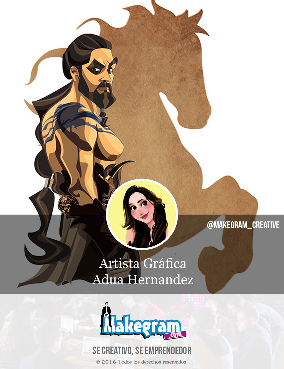 makegram's tweet image. La pasión de @adua_hc un saludo a Adua Hernandez, esta apasionada ilustradora sigue apostando por su #pasión #crea