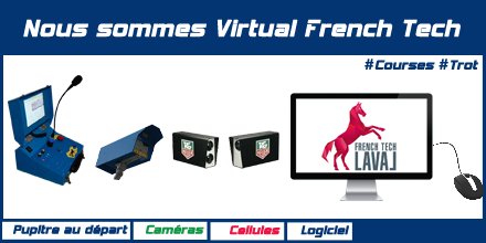 STARTline____'s tweet image. Dans le monde hippique aussi, nous sommes #virtualfrenchtech @LavalFrenchTech