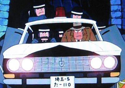 銭形警部専用 ルパン三世 銭形警部 日産ブルーバード410型ミニカー 埼玉