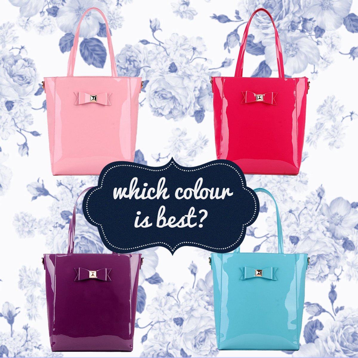 Our adorable PVC bow bag was a big hit last summer! What colour is your favourite? See all: ow.ly/ZcoEs