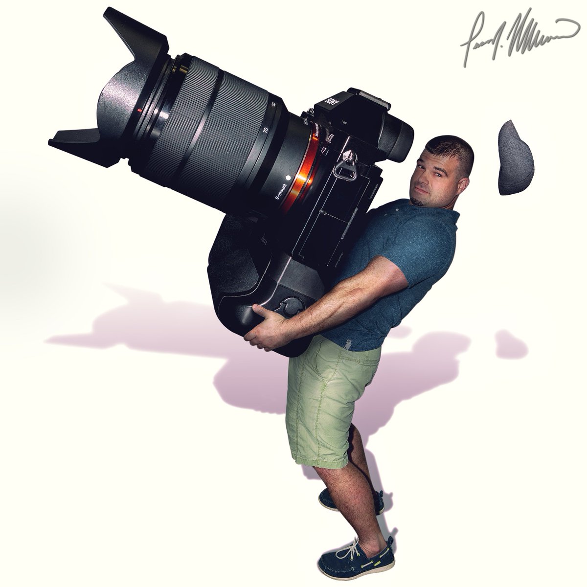 LukeJMunson's tweet photo. that time my camera was too big... #camera #photography #composites #lukemunsonphotography https://t.co/KM6XRIDOoe