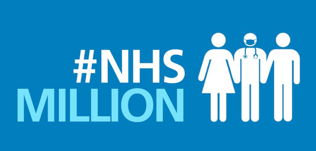 NHSMillion's tweet photo. We're making an army of 1 million people who love the NHS &amp; want to support it - follow, RT &amp; help make a difference https://t.co/OH3Myqj9Xr