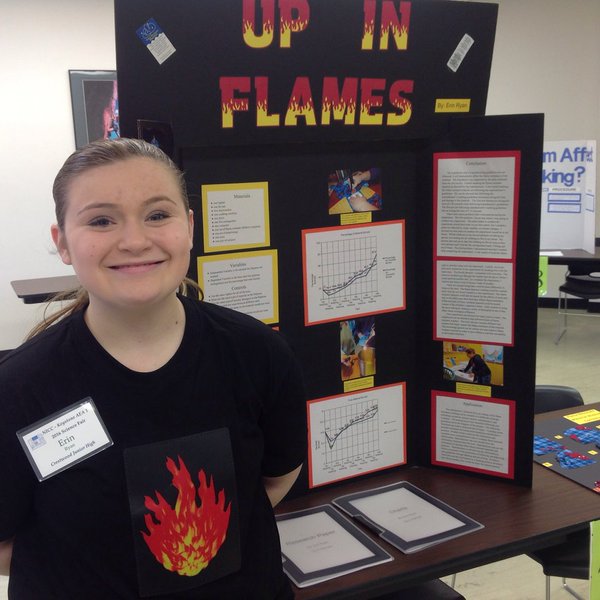 1st place for individual projects at the Regional Science Fair! So proud of you &amp; your hard work! #2020howardwinn