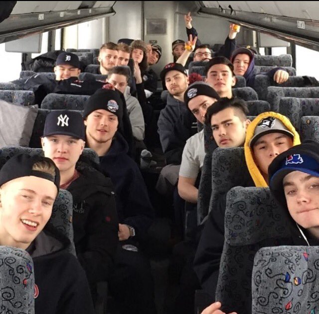NorManBlizzJrA's tweet photo. On the road! Playoffs start tomorrow night in Winkler! #blizz20 #blizznation https://t.co/MCKfFAyw1T