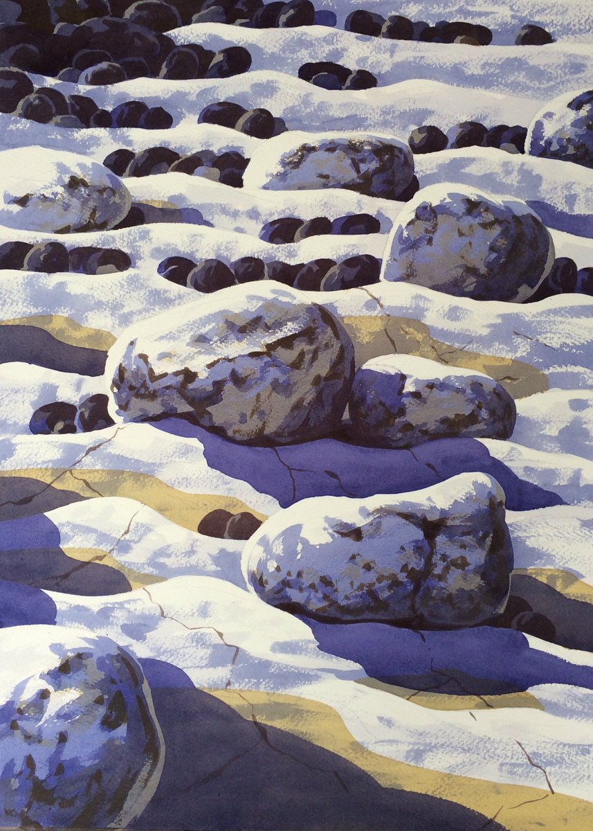 Matt_Forster's tweet photo. Chalk boulders. South Coast #art https://t.co/YZ4stoXTtp