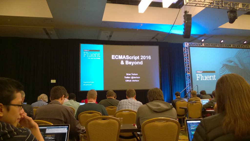 v1rtu0s1ty's tweet photo. #ecmascript2016 #JavaScript is happening now #fluent2016 #fluentconf https://t.co/SQJUMuDAq9