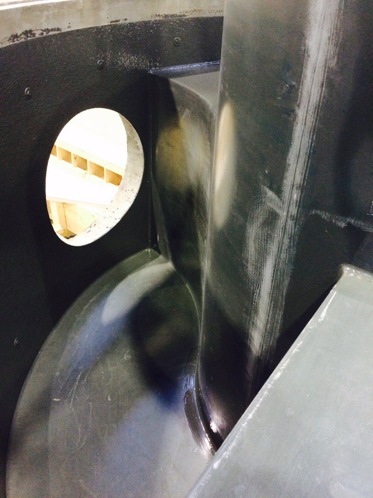 3Dpattern's tweet image. Grp separator fitted to #precast #concrete pipe.