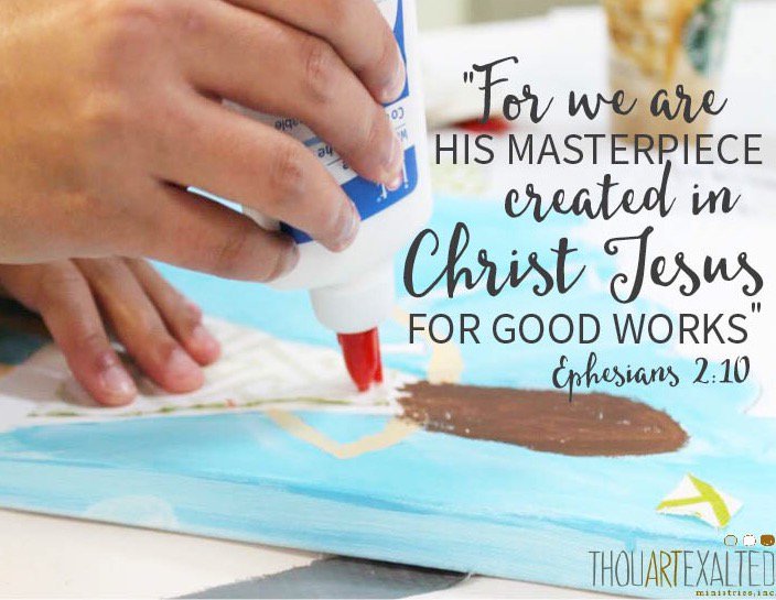 anniepajcic's tweet photo. In Ephesians 2:10 we are described as God's masterpiece..a true work of art! #art #scripture #bibleverse #wordofgod https://t.co/zY2ijc6cNP