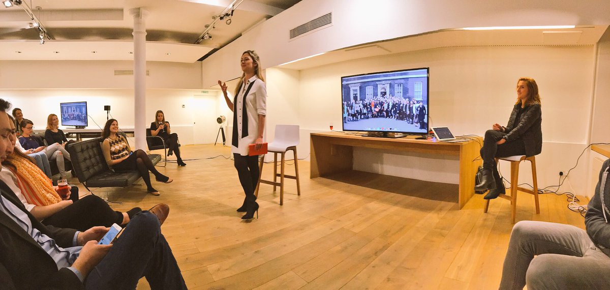 raphcrouan's tweet photo. Such an inspiring evening celebrating @Girlsintech_UK w/@KathrynParsons @joannashields @josephinegoube https://t.co/Tga6BsygFc