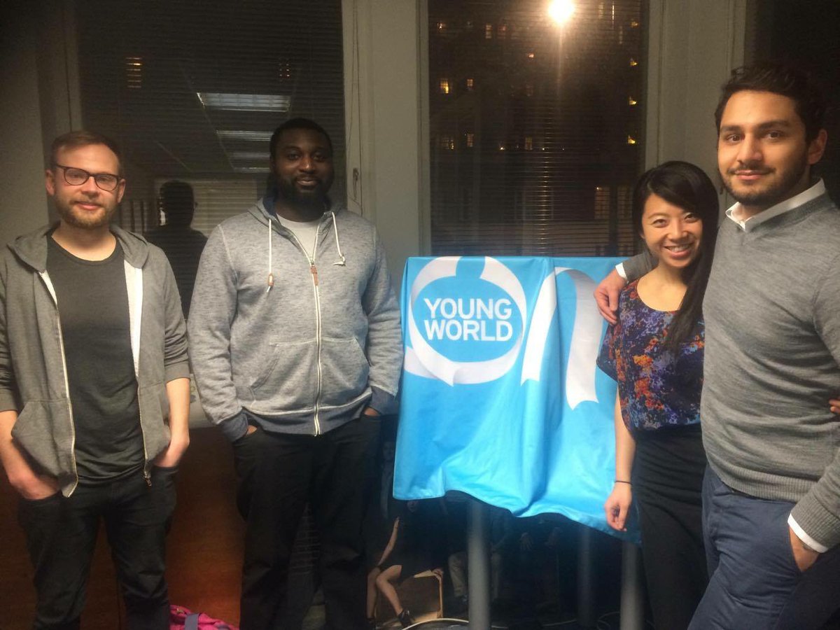 Planning meeting tonight with <a href="/OneYoungWorld/">One Young World</a> to take our podcast to the next level! What would YOU like to hear?