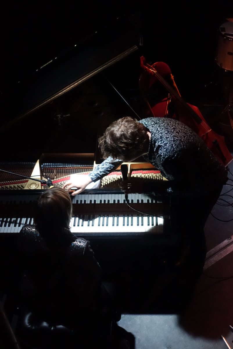 sab_in_montreal's tweet photo. @LaborieJazz Perrine Mansuy et @mathishaugmusic autour du piano @LaFourmi87 https://t.co/uyHekML1Zp