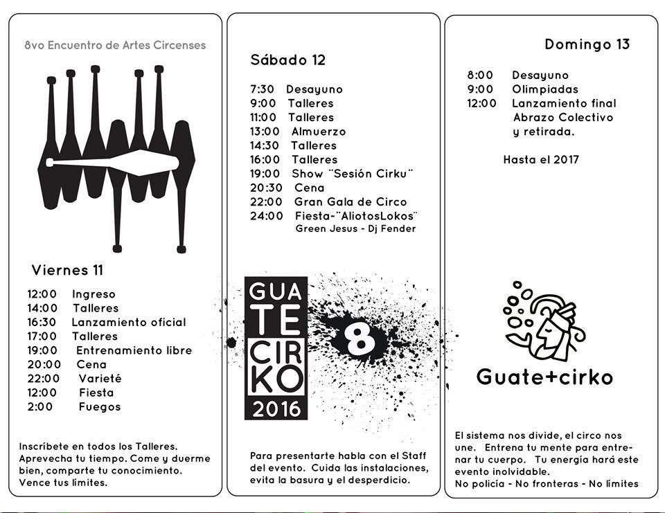 3some502's tweet photo. ¡Vamos este 11, 12 y 13 de marzo al 8avo. #GuateCirko2016 ! https://t.co/lmOMwr2iBi