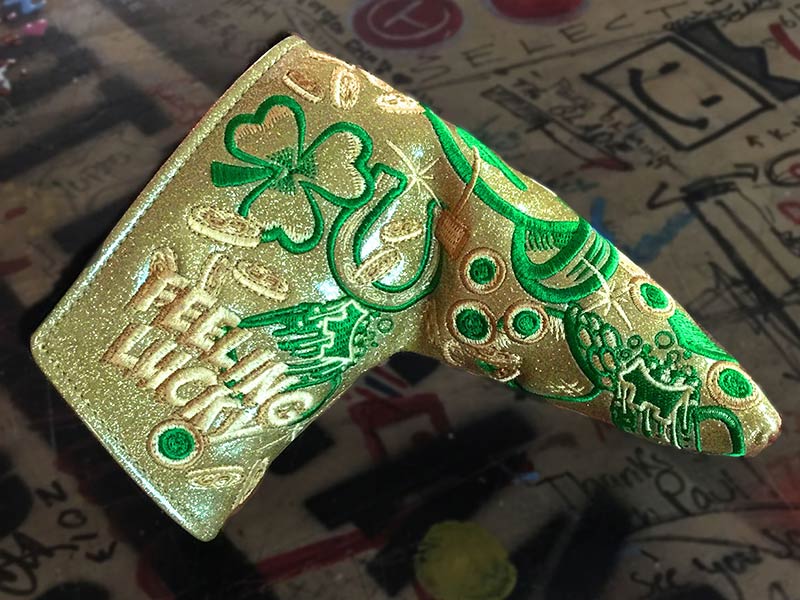 ScottyCameron's tweet photo. A few #ClubCameronMembers may feel extra lucky when they unwrap this week's new St. Patrick's Day headcover. JAT. https://t.co/Zn8rSEZd6x