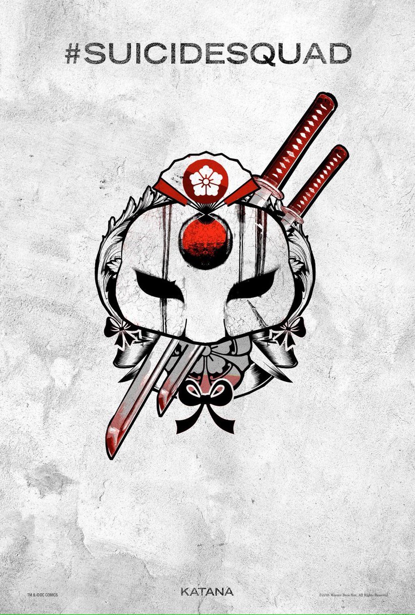 SuicideSquadHQ's tweet photo. The Skwad is releasing some sick tattoo inspired posters for #SXSW! Whose would you like to see next? #SuicideSquad https://t.co/awMTQwPprn